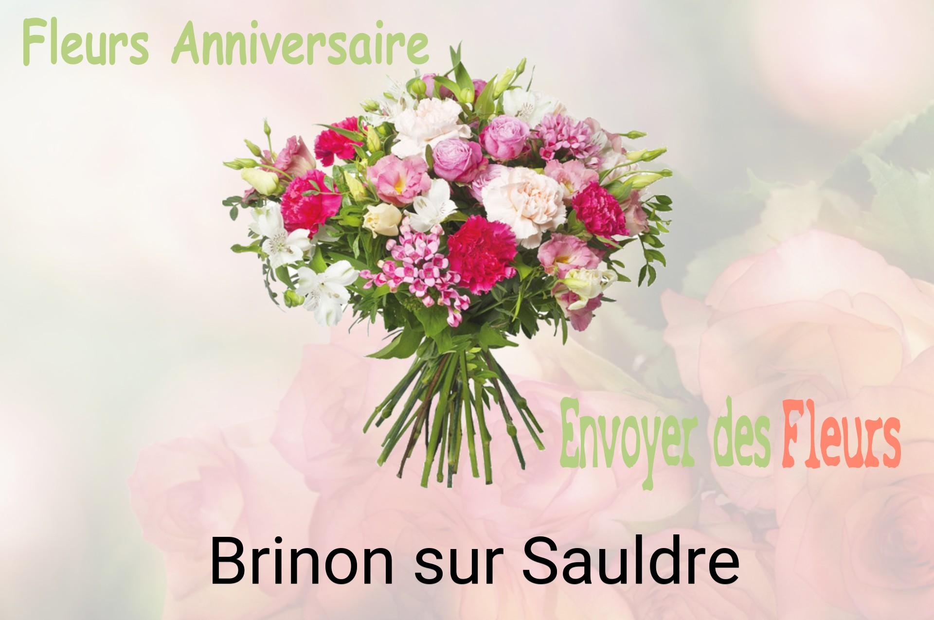 Bouquet de fleurs d’anniversaire livré à Brinon-sur-Sauldre