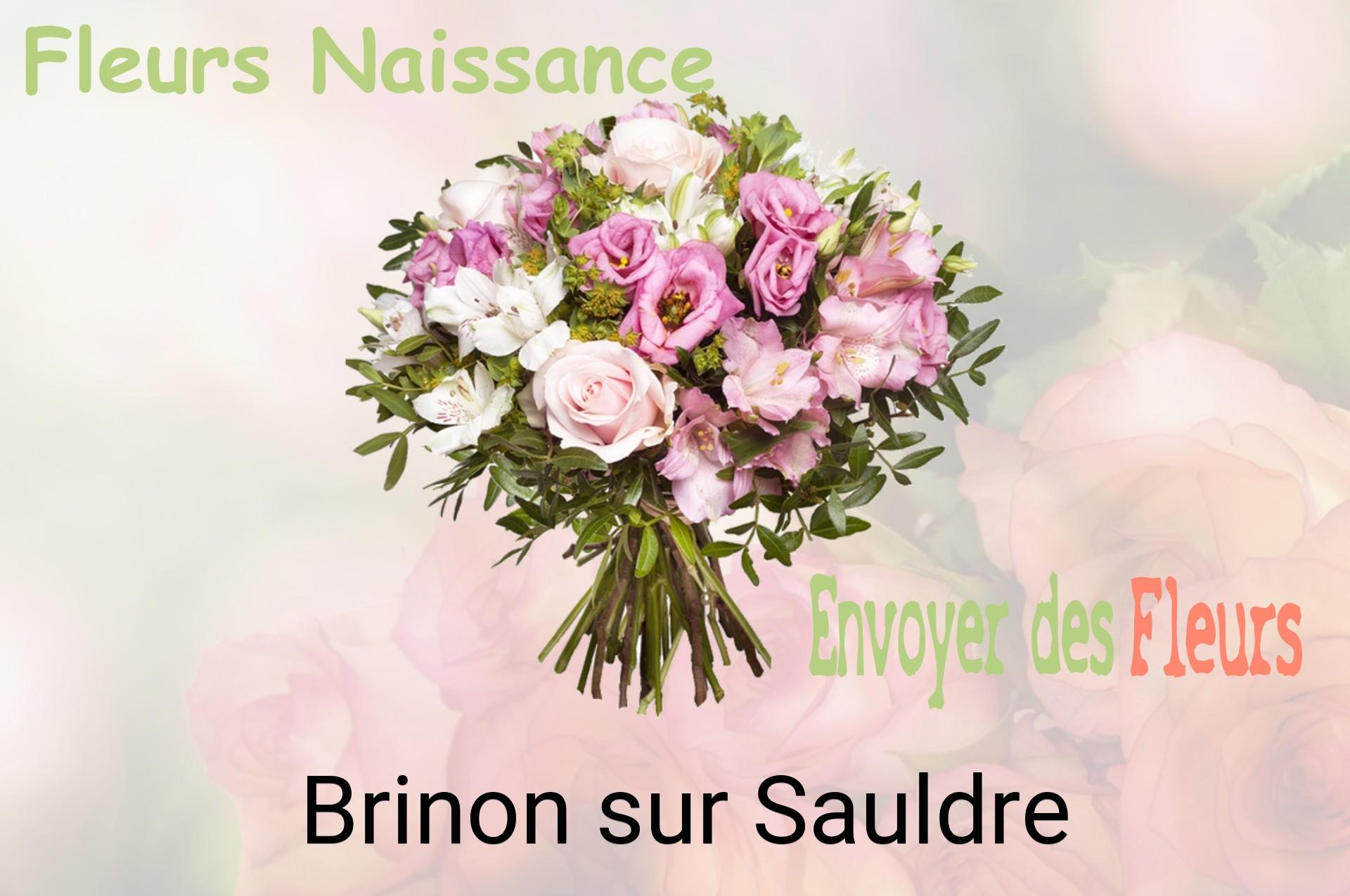 Bouquet de fleurs de naissance livré à Brinon-sur-Sauldre